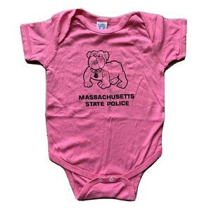Massachusetts State Police Baby Toddler NEW Outfit Short Sleeve Bodysuit 24M
